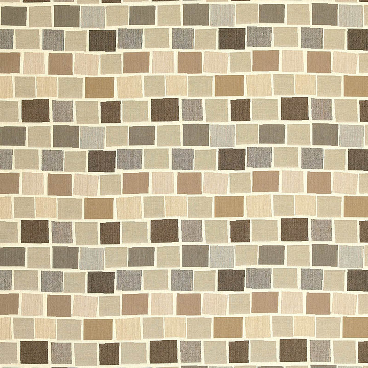 45542-0000 Blox Slate by Sunbrella Designer Fabric our website for purchase 100% Sunbrella Acrylic USA (see sample) 9.9" x 8.8" repeat 54"  - Swanky Fabrics -