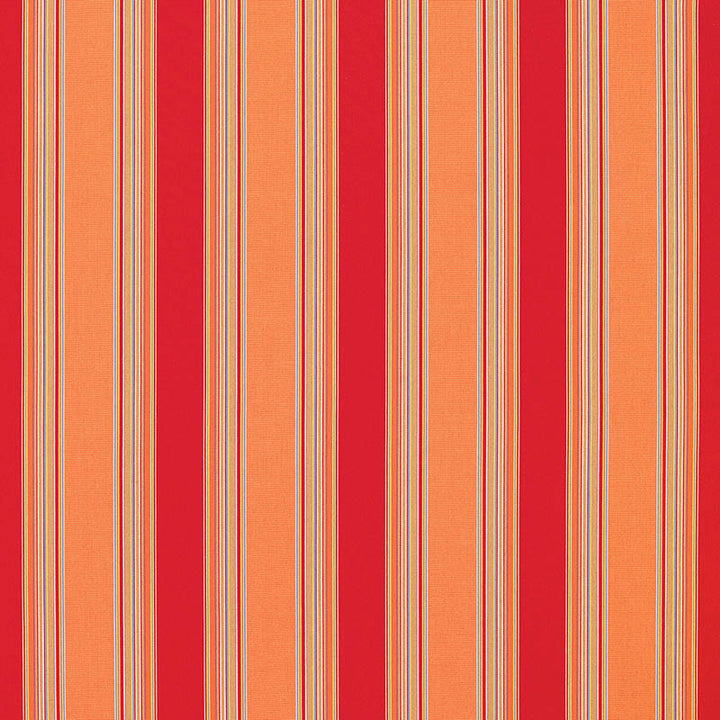 5601 Bravada Salsa by Sunbrella Fabric Cushion Furniture Drapery Fabrics > Sunbrella Stripes 100% Acrylic USA or Imported 6.8" 54" - Fabric Carolina -