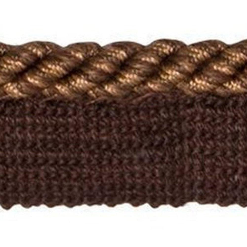 01042 Brown by Europatex Designer Fabric Portofino 50% Viscose, 50% Cotton 0.25 inches - Swanky Fabrics -