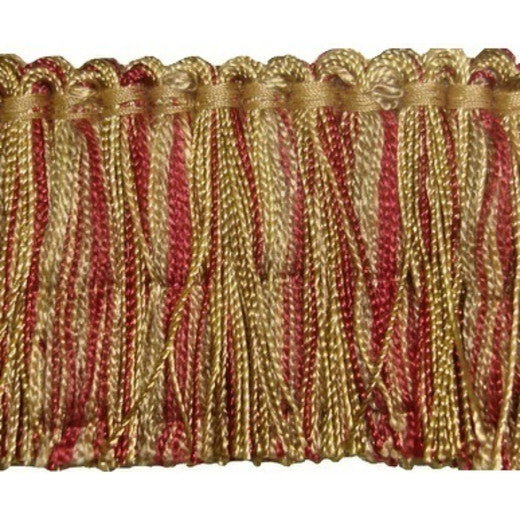 Brushed Fringe Col. 8189 - Bordeaux by Europatex Fabric Brushed Fringe 100% Polyester China See Sample Horizontal: N/A and Vertical: N/A 2.00 inches  - Fabric Carolina -