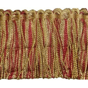 Brushed Fringe Col. 8189 Bordeaux by Europatex Fabric