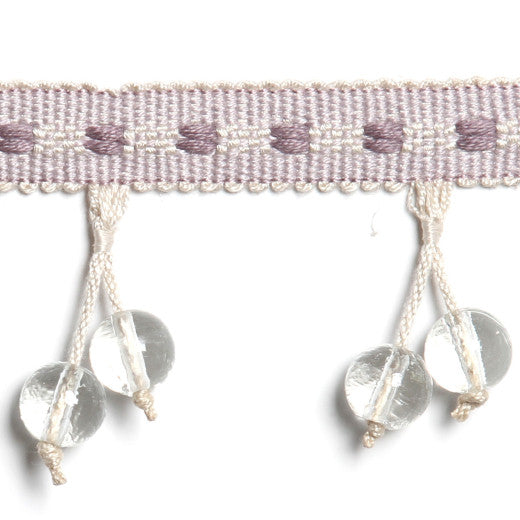 Buccheri - Lilac by Europatex Designer Fabric San Marino Fibranne 62% / Linen 35% / Polyester 3% China See Sample Horizontal: N/A and Vertical: N/A 1.90 inches  - Swanky Fabrics -
