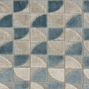 Pinwheel Sky Blue by Europatex Fabric