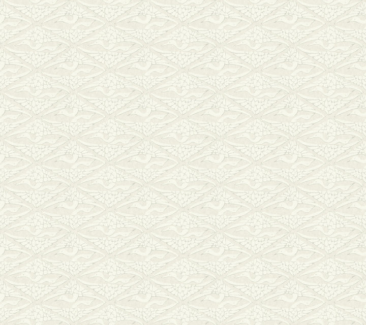 High Society Beige Wallpaper by Antonina Vella Antonina Vella Deco Covers about 60.8 square feet 27-in by 27-ft long roll Unpasted 24 - Fabric Carolina -