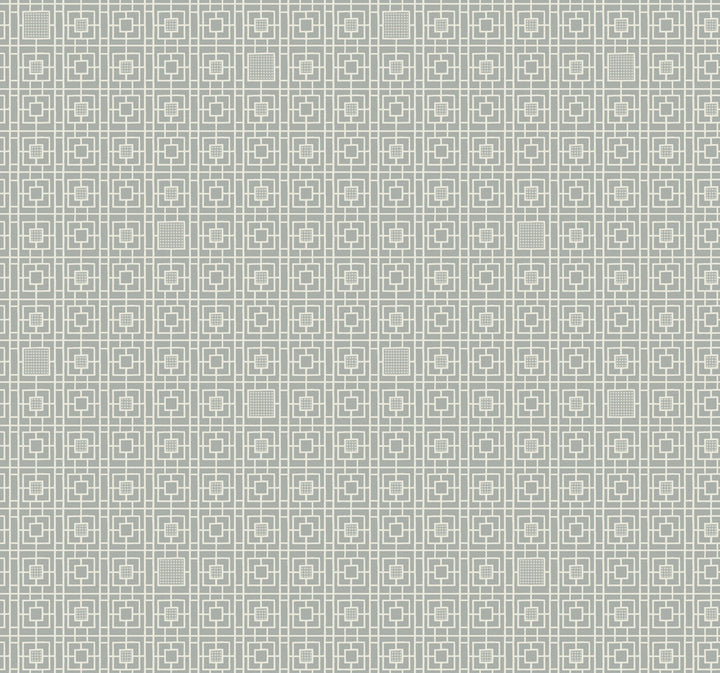 Deco Screen Black Wallpaper by Antonina Vella Antonina Vella Deco Covers about 60.8 square feet 27-in by 27-ft long roll Unpasted 25.25 - Fabric Carolina -