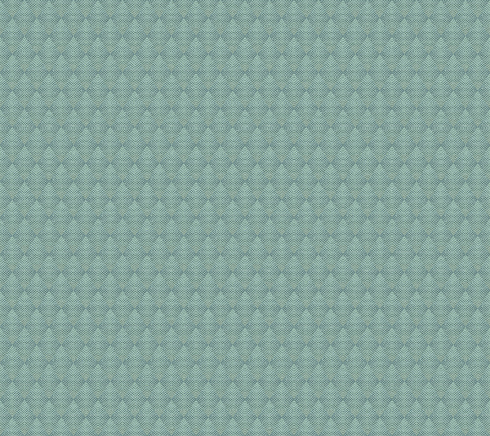 Club Diamond Blue Wallpaper by Antonina Vella Antonina Vella Deco Covers about 60.8 square feet 27-in by 27-ft long roll Unpasted 24 - Fabric Carolina -