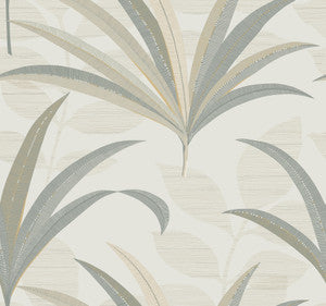 El Morocco Palm White Wallpaper by Antonina Vella