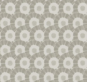 Coco Bloom White Wallpaper by Antonina Vella