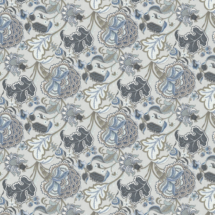 Caledonia 1 Haze by Stout Fabric Stout Fabric Caledonia 1 HazeFabric COMFORTABLE LIVING MOONSTONE/NAVY 59%COT 41%POL CHINA </p><p>Repeat: H: 28.000, V: 24.500 55 in - Fabric Carolina -