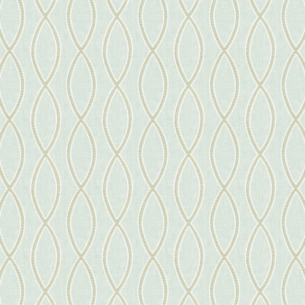Calgary 2 Shoreline by Stout Fabric Color My Window Opal/Federal 50% Cotton 50% Polyester Polyester Embroidery INDIA FLAME RETARDANT-U.F.A.C. CLASS 1 (OR A) Horizontal: 8.375 and Vertical: 6.125 52 in - Fabric Carolina -