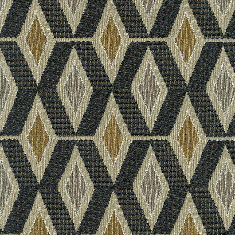Mod 908 Coin by ABBEYSHEA Designer Fabric 100% Polyester China 27,000 Double Rubs (Wyzenbeek) </p><p>Repeat: Horizontal: 4.5" (114 cm) Up the Roll and Vertical: 3.25" (8.2 cm) Across the Roll 54" (137 cm) - Swanky Fabrics -