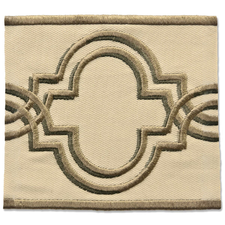 Cannes 1 Tawny by Stout Trim NEW WORLD TAPES & BORDERS 65%COT 35%SVI CHINA Horizontal: 4 and Vertical: 0 3.38 in - Fabric Carolina -