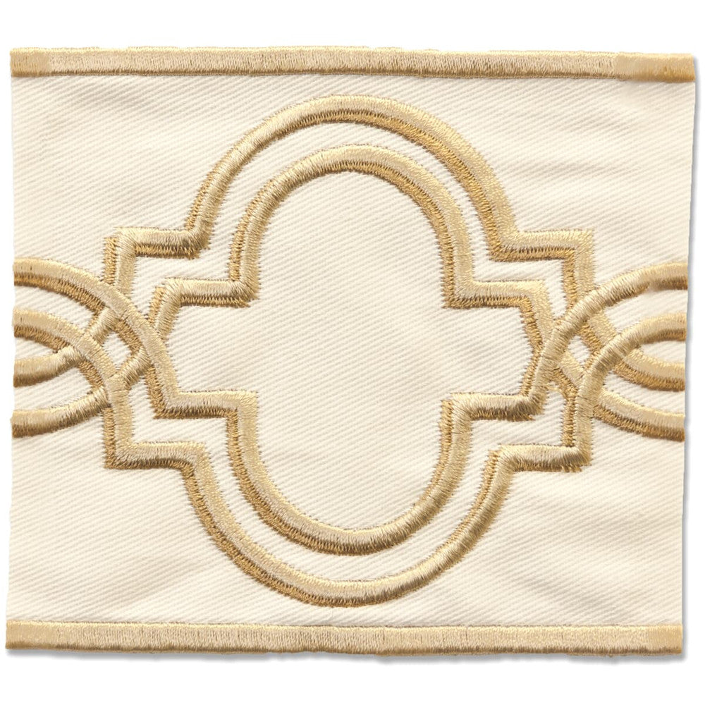 Cannes 4 Birch by Stout Trim New World Tapes & Borders 65% Cotton 35% Spun Viscose CHINA Horizontal: 4 and Vertical: 0 3.38 in - Fabric Carolina -