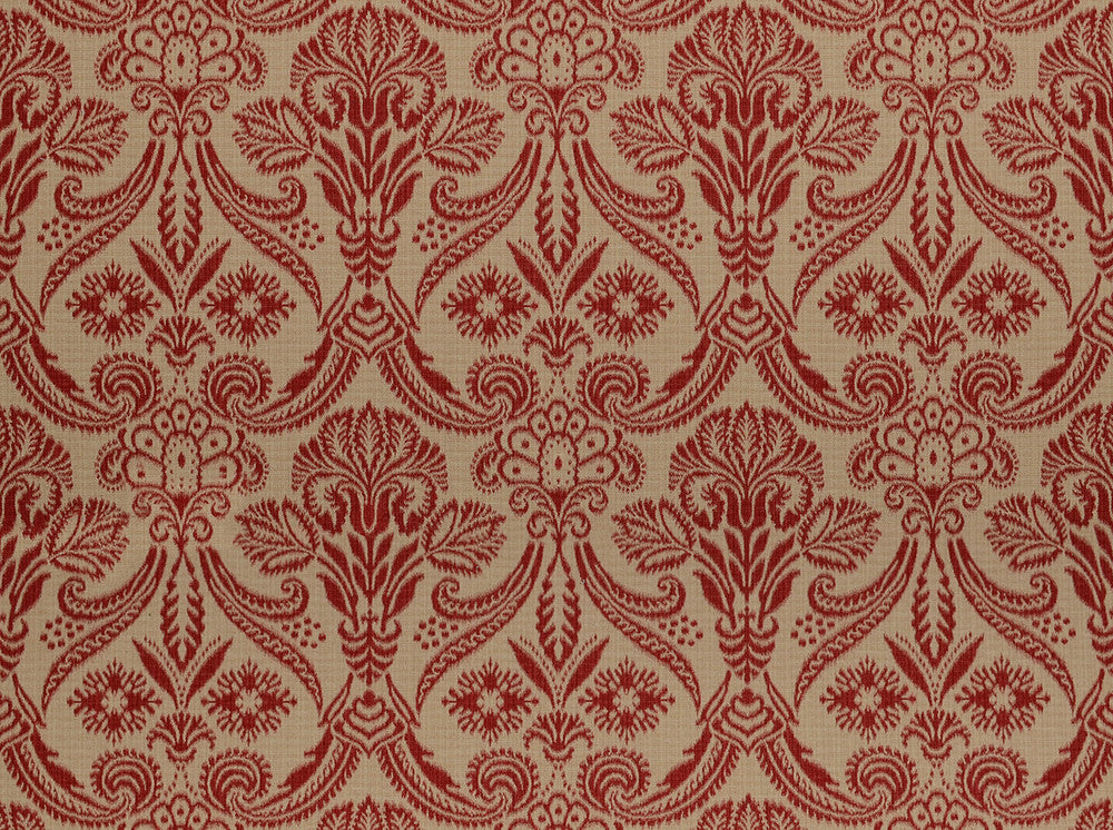 Canterbury 137 Antique Red by Covington Fabric 58% COTTON/42% POLYESTER Turkey 35000 Horizontal: 13.9 and Vertical: 13.86 55 - Fabric Carolina -