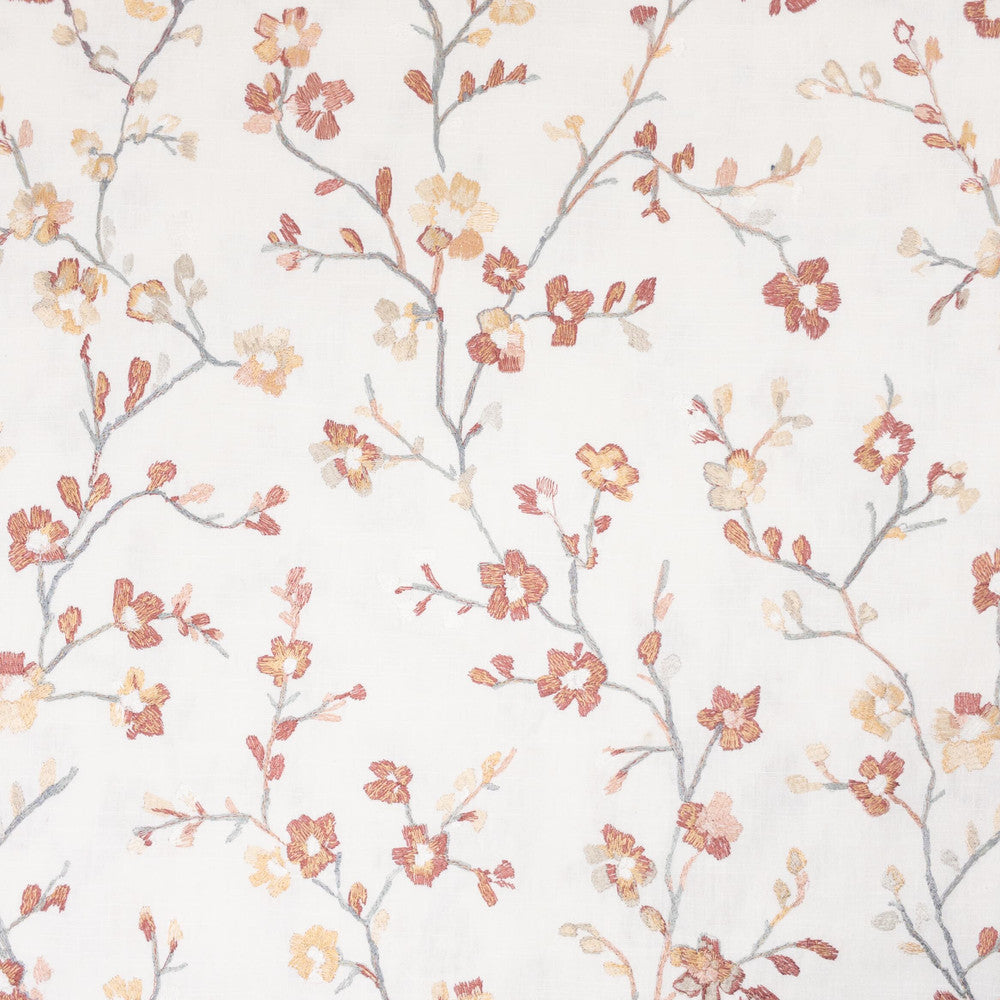 Caravan 1 Paprika by Stout Fabric Stout Fabric Caravan 1 PaprikaFabric Rainbow Library Camellia/Clay 58%Cot 42%Pol %Remb India </p><p>Repeat: H: 17.5, V: 9 52 in - Fabric Carolina -