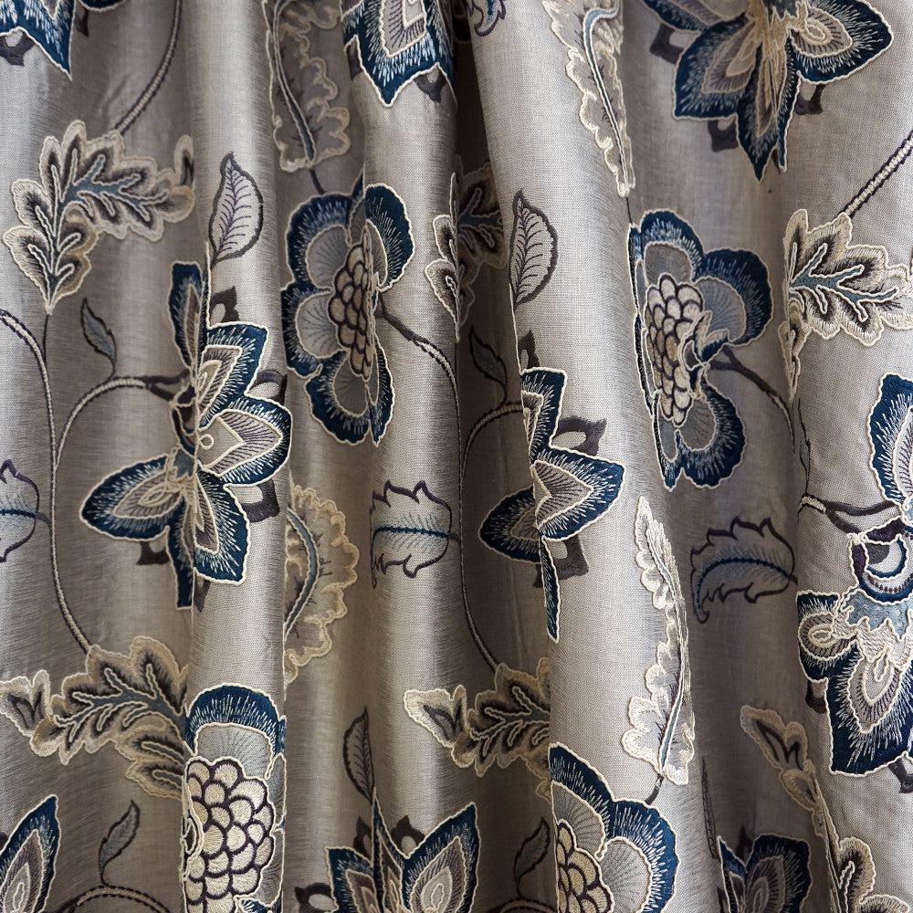 Carlisle 68Sj101 by JF Designer Fabric JF Studio 86% Viscose, 14% Silk India Horizontal: 17 and Vertical: 22.5 54 - Swanky Fabrics -