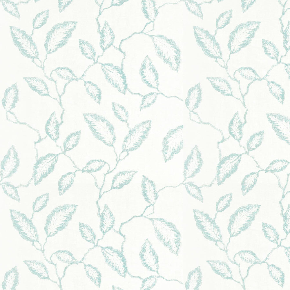 Carver 1 Aqua by Stout Fabric Color My Window Opal/Federal 50% Linen 30% Spun Viscose 20% Polyester CHINA Horizontal: 17.5 and Vertical: 17.5 52 in - Fabric Carolina -