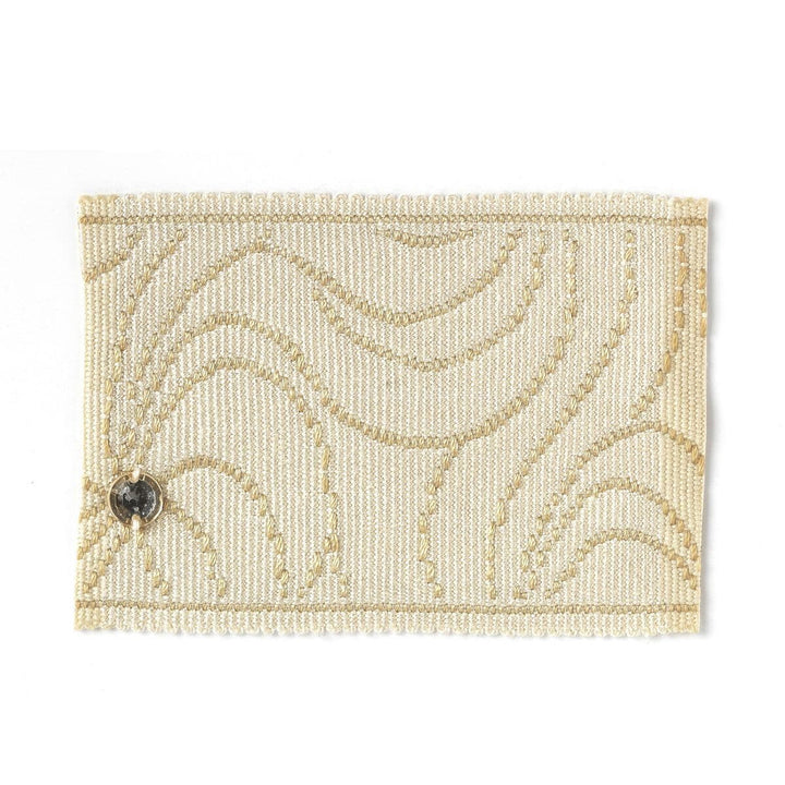 Casa 1 Sand by Stout Trim BEDAZZLE TRIM 100%SVI CHINA </p><p>Repeat: 0 2.5 in - Fabric Carolina -