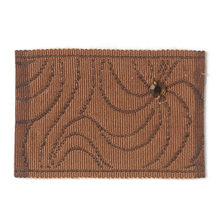 Casa 6 Paprika by Stout Trim BEDAZZLE TRIM 100%SVI CHINA </p><p>Repeat: 0 2.5 in - Fabric Carolina -