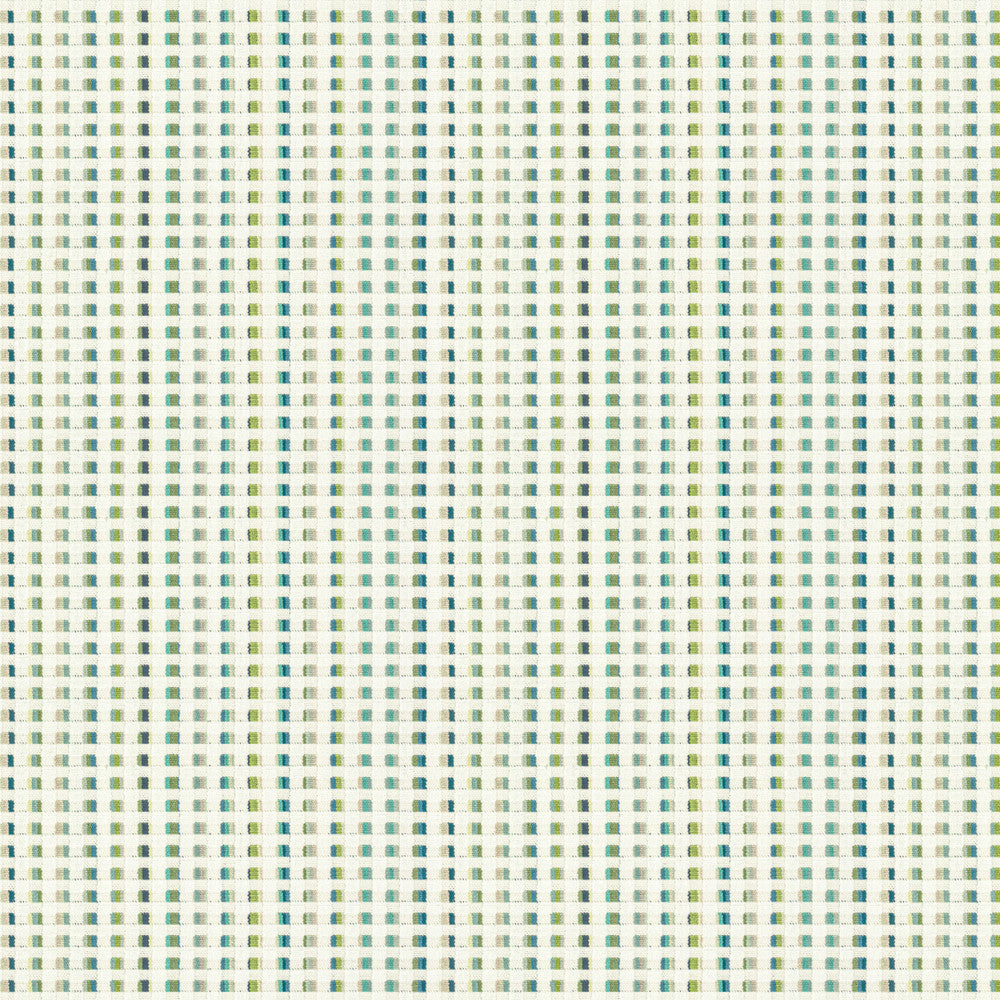 Cascade 1 Peacock by Stout Fabric COMFORTABLE LIVING GLACIER/LAGOON 26%POL 74%SVI CHINA Horizontal: 13.750 and Vertical: 7.750 56 in - Fabric Carolina -