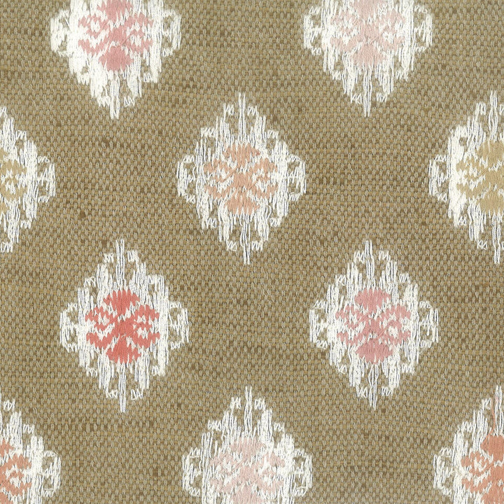 Caspian 1 Sorbet by Stout Designer Fabric COMFORTABLE LIVING PETAL/PUNCH 100%POL %BEMB INDIA Horizontal: 13 and Vertical: 15.125 52 in - Swanky Fabrics -