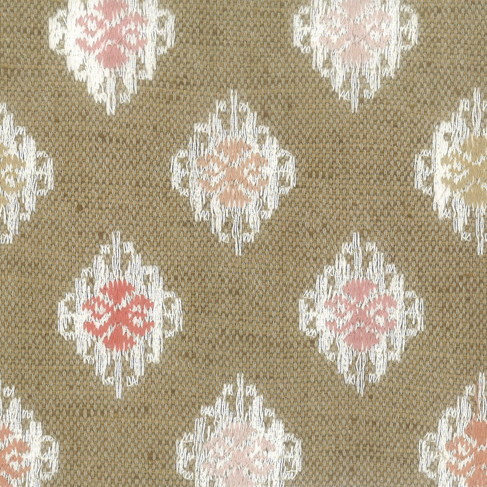 Caspian 1 Sorbet by Stout Fabric COMFORTABLE LIVING PETAL/PUNCH 100%POL %BEMB INDIA Horizontal: 13 and Vertical: 15.125 52 in - Fabric Carolina -