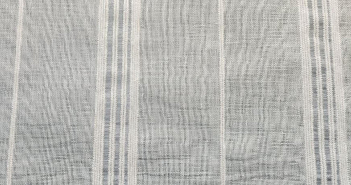 Casper Bleach White by Norbar Fabric SHEER MADNESS 100% POLYESTER CHINA 3 1/2"H 118 - Fabric Carolina -