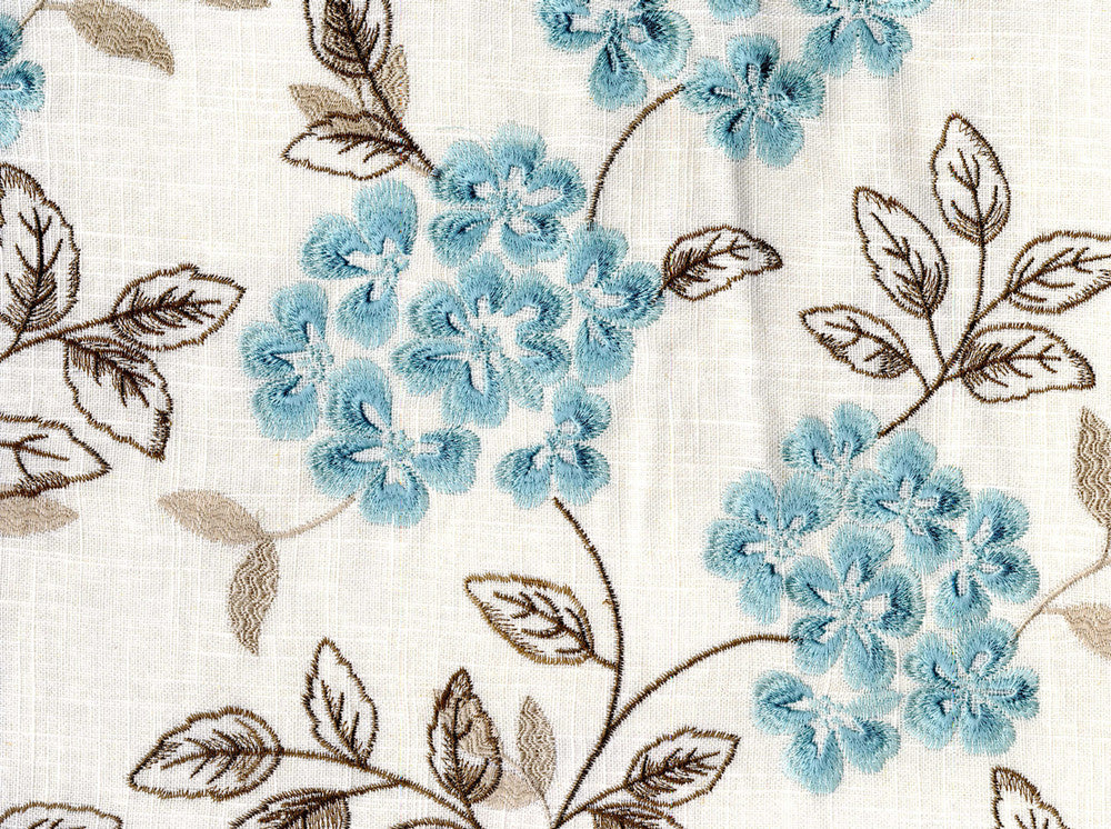 Hl Catalina Serenity 503 by Heirloom Fabric MUST BUY 15 YARDS MINIMUM 55% Linen 45% Viscose China - H: 13", V: 15.7" 54" - Fabric Carolina - Heirloom