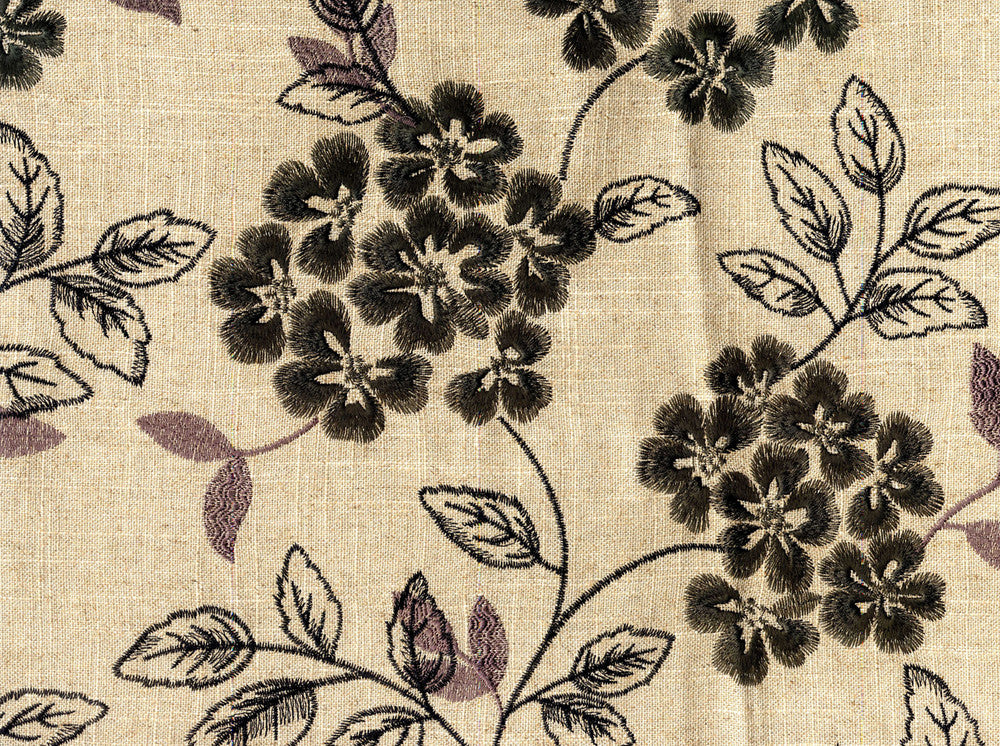Hl Catalina Cindersmoke 949 by Heirloom Fabric MUST BUY 15 YARDS MINIMUM 55% Linen 45% Viscose China - H: 13", V: 15.7" 54" - Fabric Carolina - Heirloom