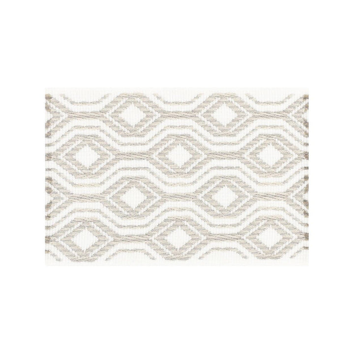 Cathy Tape 1 Mushroom by Stout Trim Stout Trim Cathy Tape 1 MushroomTrim ALLURE TRIM 100%SVI TURKEY </p><p>Repeat: H: 1.500, V: 0.000 3 in - Fabric Carolina -