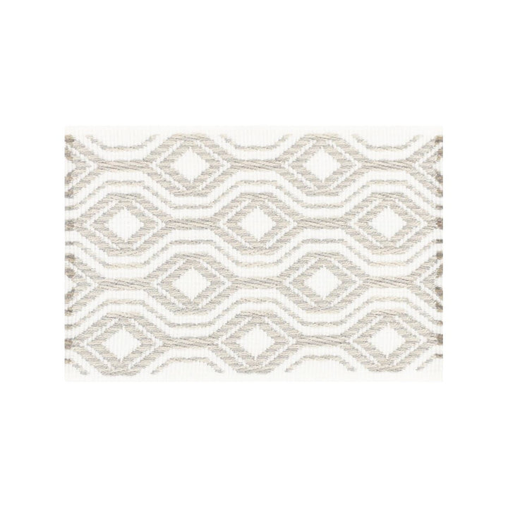 Cathy Tape 1 Mushroom by Stout Trim Stout Trim Cathy Tape 1 MushroomTrim ALLURE TRIM 100%SVI TURKEY </p><p>Repeat: H: 1.500, V: 0.000 3 in - Fabric Carolina -