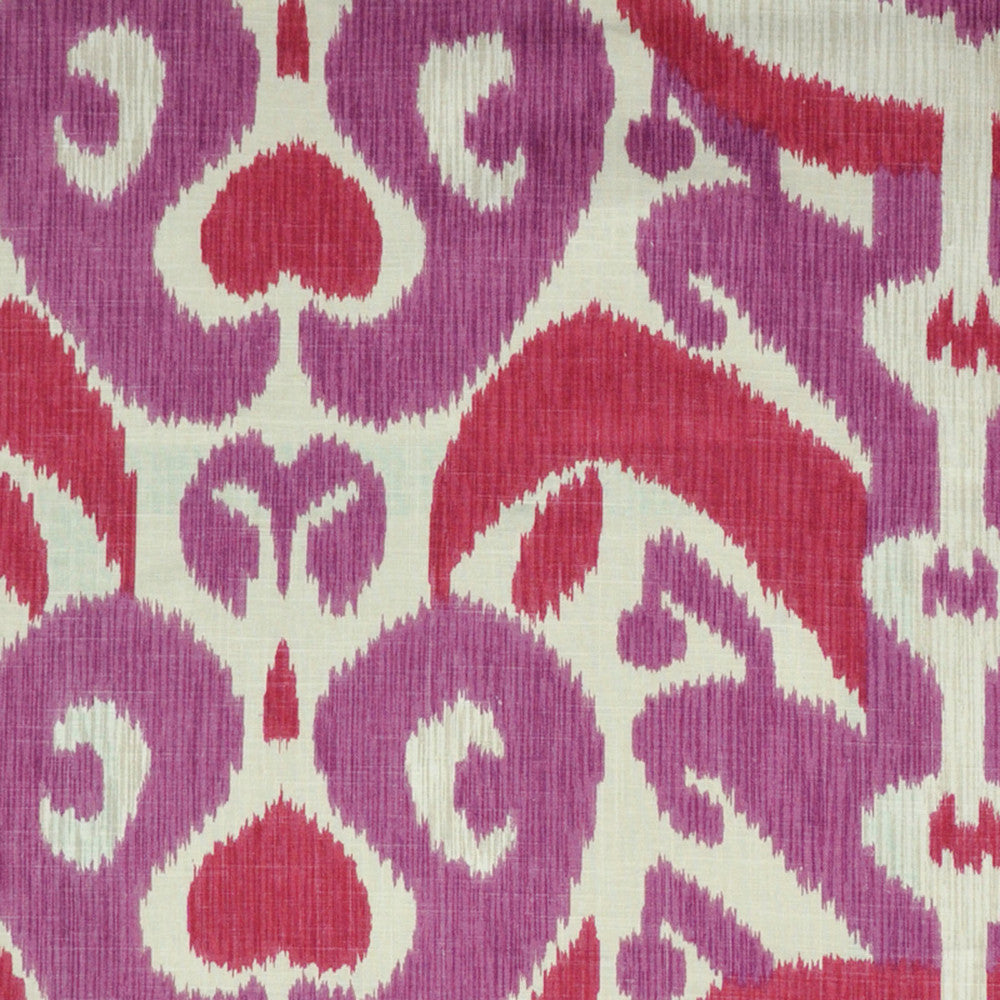 Cherokee # 001 Begonia by Maxwell Fabric 55% LINEN 45% RAYON CHINA </p><p>Repeat: Horizontal: and Vertical: V&H-27 54" - Fabric Carolina -