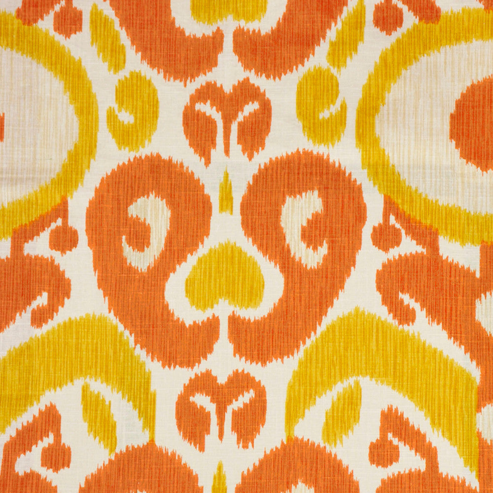 Cherokee # 005 Daffodil by Maxwell Fabric 55% LINEN 45% RAYON CHINA </p><p>Repeat: Horizontal: and Vertical: V&H-27 54" - Fabric Carolina -