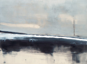 Grounded Navy Wall Mural by Carol Benson-Cobb