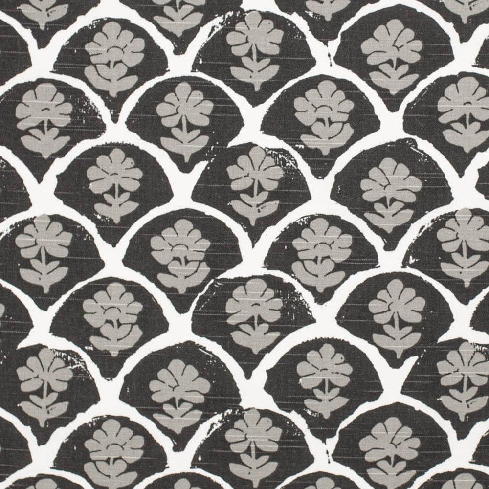 CB600-236 by Charlotte Designer Fabric Shades of Onyx 100% Cotton USA Exceeds 54,000 Wyzenbeek Rubs (Heavy Duty) Horizontal 13.5" x Vertical 12.5" 54 Inches - Swanky Fabrics -