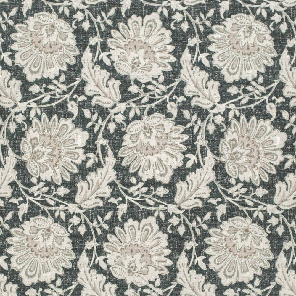 CB600-251 by Charlotte Fabric Shades of Onyx 98% Polyester, 2% Linen Asia Exceeds 30,000 Wyzenbeek Rubs (Heavy Duty) Horizontal 14" x Vertical 14" 54 Inches - Fabric Carolina -