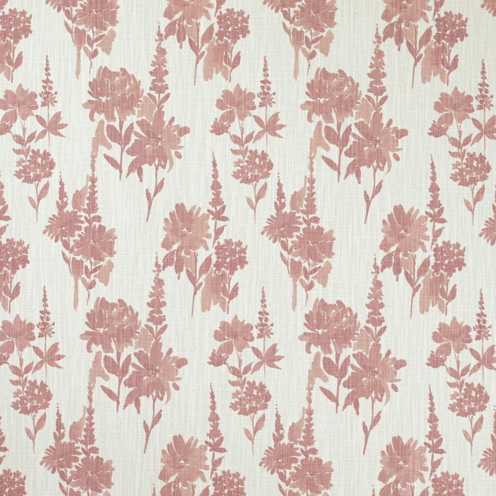 CB600-292 by Charlotte Designer Fabric Shades of Wild Rose 100% Cotton USA Exceeds 60,000 Wyzenbeek Rubs (Heavy Duty) Horizontal 13" x Vertical 13.5" 54 Inches - Swanky Fabrics -