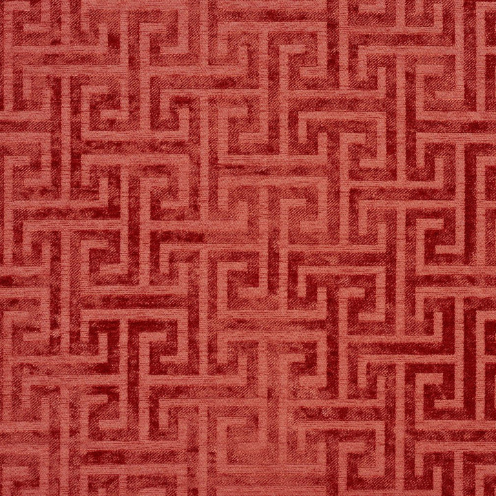 CB700-220 by Charlotte Designer Fabric Shades of Coral 100% Woven Polyester Asia Exceeds 160,000 Wyzenbeek Rubs (Heavy Duty) Horizontal: 14.5" x Vertical: 10" 54 Inches - Swanky Fabrics -