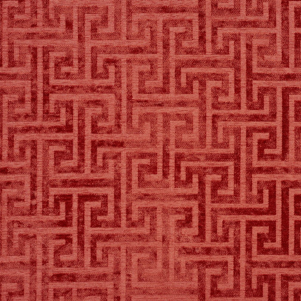 CB700-220 by Charlotte Fabric Shades of Coral 100% Woven Polyester Asia Exceeds 160,000 Wyzenbeek Rubs (Heavy Duty) Horizontal: 14.5" x Vertical: 10" 54 Inches - Fabric Carolina -