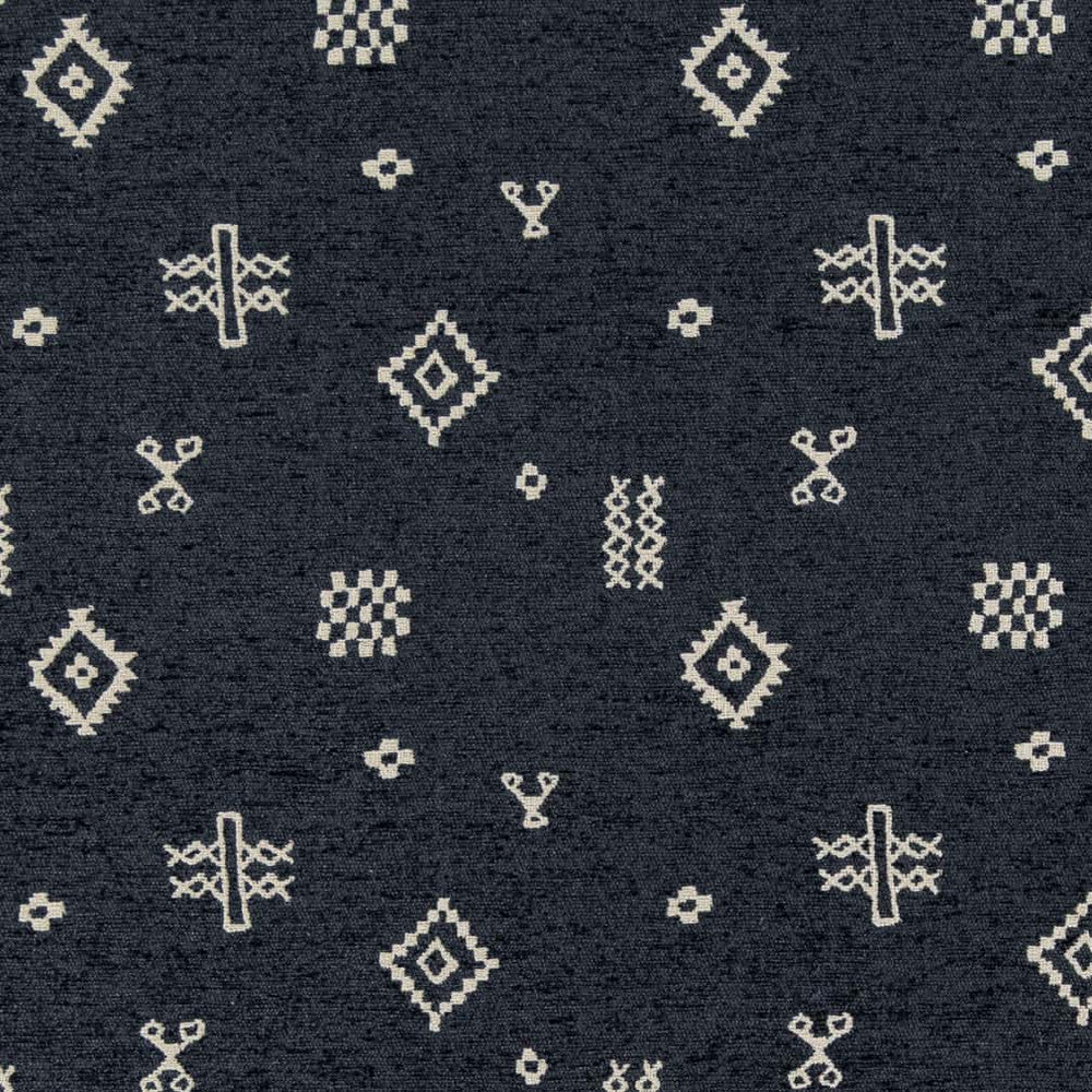 CB700-476 by Charlotte Designer Fabric Shades of Navy 100% Polyester Asia Exceeds 96,000 Wyzenbeek Rubs </p><p>Repeat: Horizontal 9.5" x Vertical 8.5" 54 Inches - Swanky Fabrics -