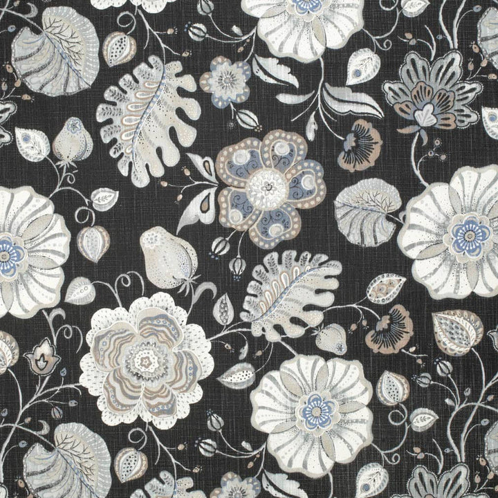 CB700-533 by Charlotte Designer Fabric Shades of Onyx 59 % Cotton, 41% Recycled Polyester Asia Exceeds 30,000 Wyzenbeek Rubs (Heavy Duty) Horizontal 27.5" x Vertical 24.5" 54 Inches - Swanky Fabrics -