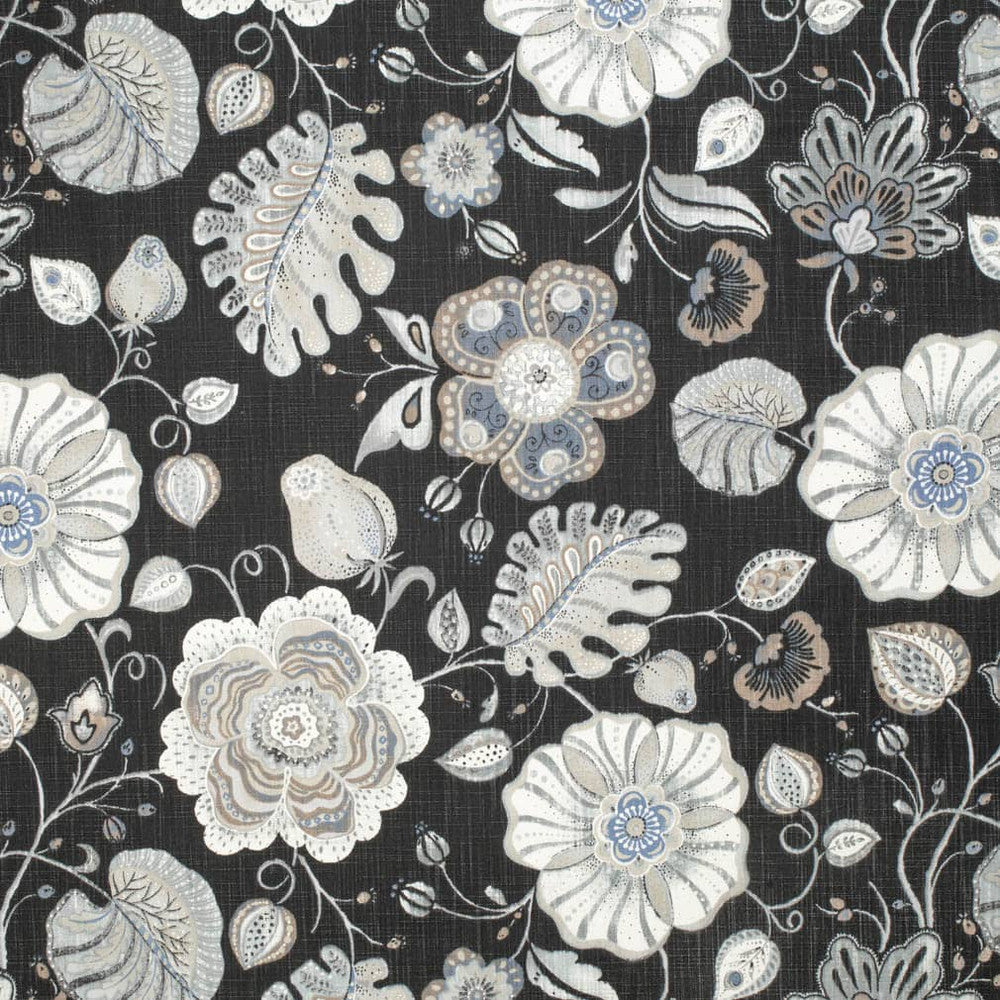 CB700-533 by Charlotte Fabric Shades of Onyx 59 % Cotton, 41% Recycled Polyester Asia Exceeds 30,000 Wyzenbeek Rubs (Heavy Duty) Horizontal 27.5" x Vertical 24.5" 54 Inches - Fabric Carolina -