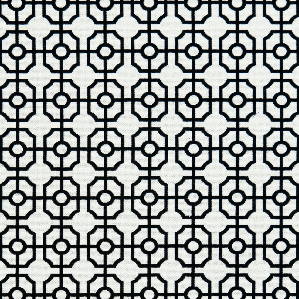 CB800-111 by Charlotte Fabric Black & White 72% Cotton, 28% Polyester Asia Exceeds 30,000 Wyzenbeek Rubs (Heavy Duty) Horizontal: 1.5" x Vertical: 2" 54 Inches - Fabric Carolina -