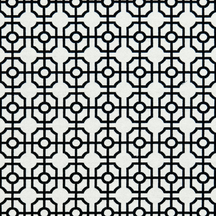 CB800-111 by Charlotte Fabric Black & White 72% Cotton, 28% Polyester Asia Exceeds 30,000 Wyzenbeek Rubs (Heavy Duty) Horizontal: 1.5" x Vertical: 2" 54 Inches - Fabric Carolina -
