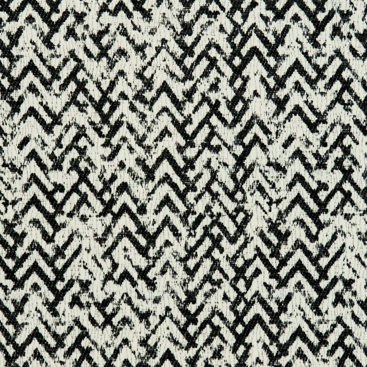 CB800-116 by Charlotte Designer Fabric Black & White 100% Woven Polyester Asia Exceeds 30,000 Wyzenbeek Rubs (Heavy Duty) </p><p>Repeat: Horizontal: 7" x Vertical: 7" 54 Inches - Swanky Fabrics -