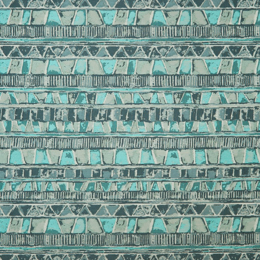 CB800-127 by Charlotte Fabric Shades of Teal 85% Polyester, 15% Rayon Asia Exceeds 110,000 Wyzenbeek Rubs (Heavy Duty) Horizontal: 7" x Vertical: 11.5" 54 Inches - Fabric Carolina -