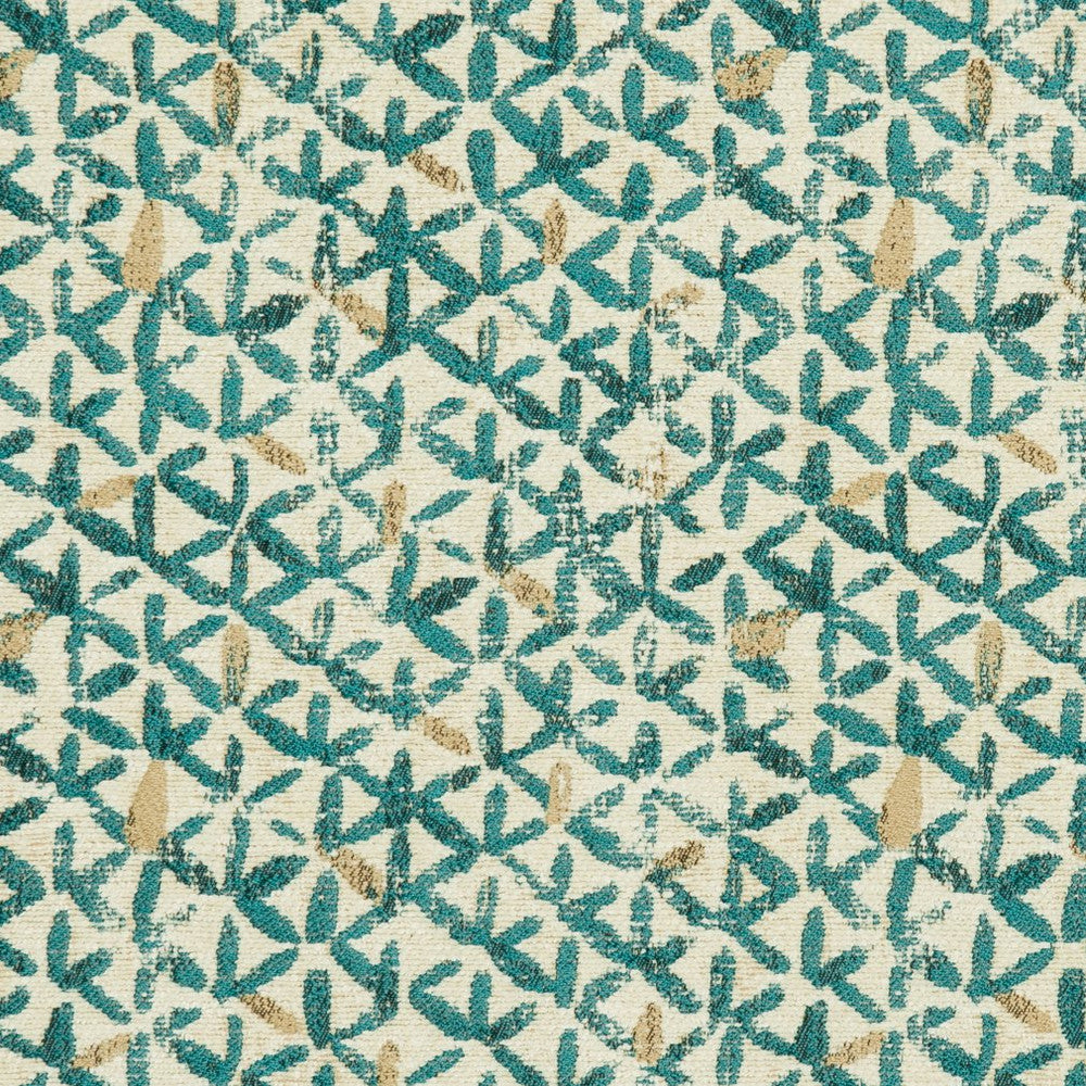 CB800-128 by Charlotte Fabric Shades of Teal 100% Woven Polyester Asia Exceeds 100,000 Wyzenbeek Rubs (Heavy Duty) </p><p>Repeat: Horizontal: 7" x Vertical: 5.5" 54 Inches - Fabric Carolina -
