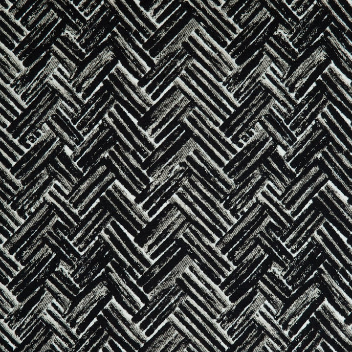CB800-129 by Charlotte Fabric Black & White 60% Polyester, 40% Rayon Asia Exceeds 50,000 Wyzenbeek Rubs (Heavy Duty) Horizontal: 7" x Vertical: 7.5" 54 Inches - Fabric Carolina -