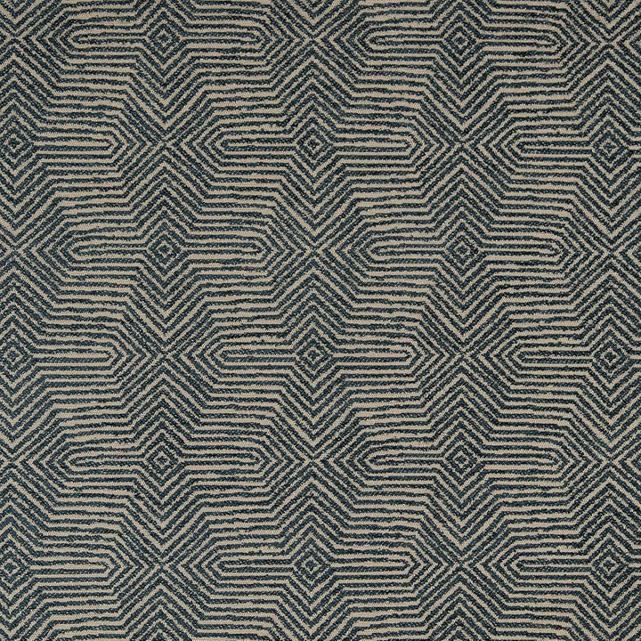 CB800-250 by Charlotte Designer Fabric Blue, Green and Teal 100% Woven Polyester China Exceeds 164,000 Wyzenbeek Rubs (Heavy Duty) Horizontal 14" x Vertical 1" 54 Inches - Swanky Fabrics -