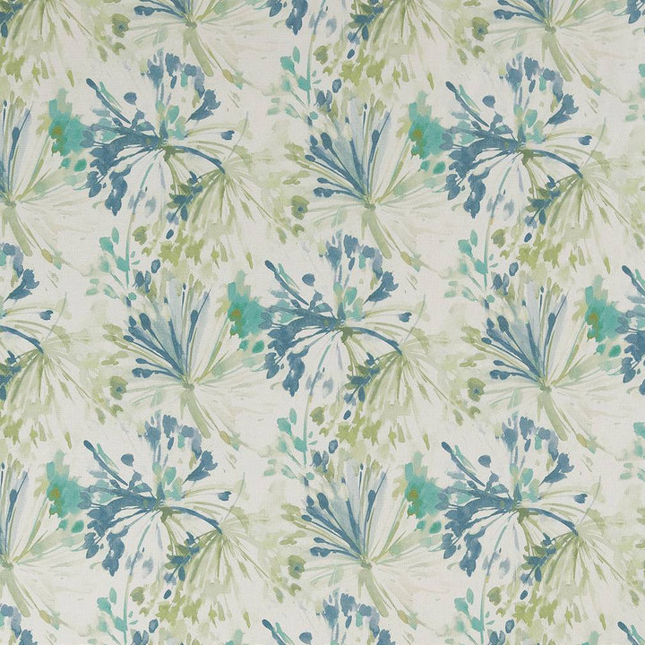 CB800-255 by Charlotte Fabric Blue, Green and Teal 100% Cotton India Exceeds 40,000 Wyzenbeek Rubs (Heavy Duty) Horizontal 13.5" x Vertical 13.5" 54 Inches - Fabric Carolina -